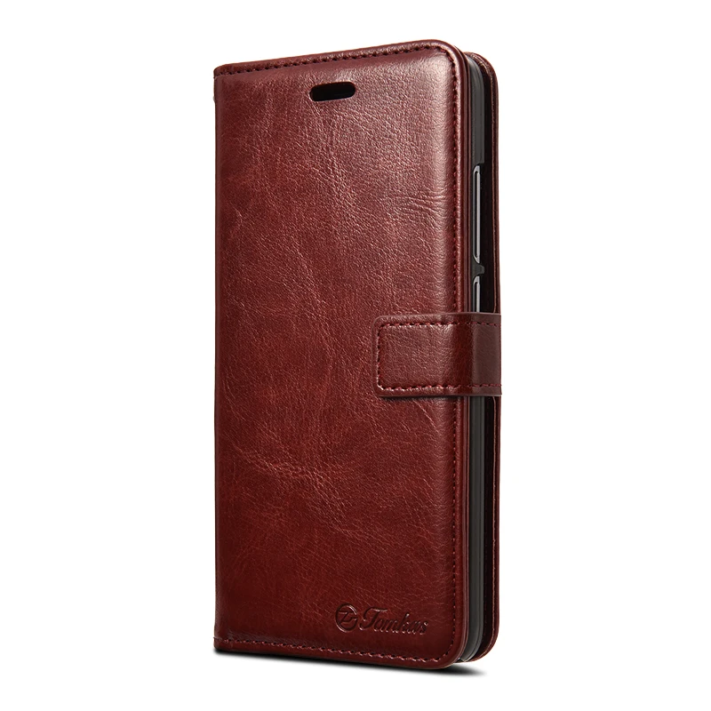 TOMKAS Wallet Case For Xiaomi Redmi Note 5A Case Flip Cover Plain Business Cases For Redmi Note 5A With Kickstand (9)