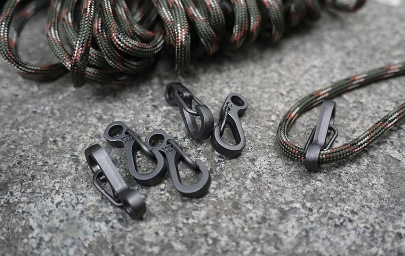 10pcs Mini SF Spring Backpack Clasps Climbing Carabiners EDC Keychain Camping Bottle Hooks Paracord Tactical Survival Gear-8