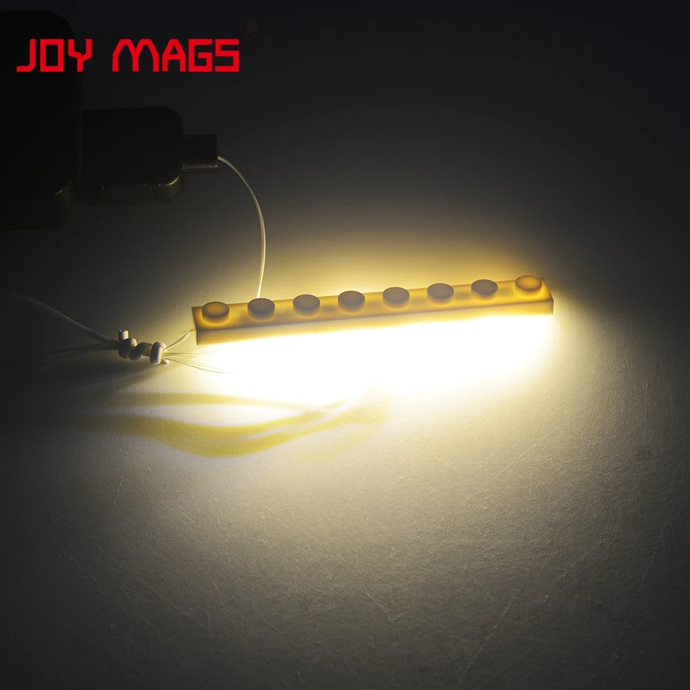 Набор светодиодсветильник п JOY MAGS 1 шт. 1x8 пластин цвет аксессуара с холодным