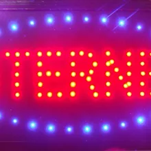 Интернет Led неоновые вывески 10x19 дюймов крытый ультра яркий бег Интернет Бар неоновый свет знак