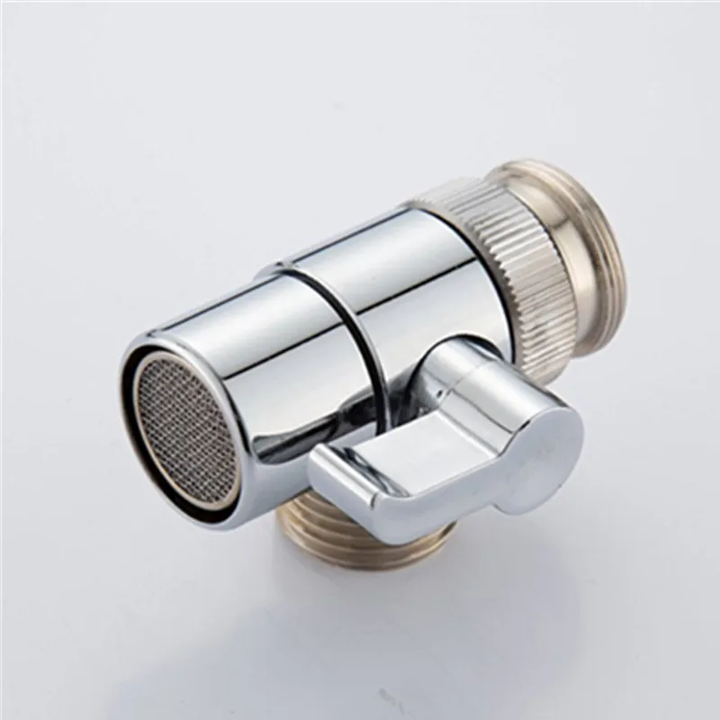 

T-adapter Diverter Valve 1/2" Female Thread for connect Countertop Faucet chrome