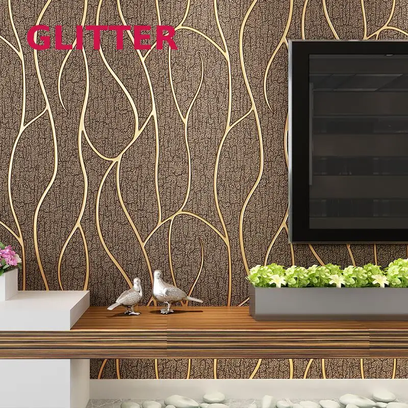 

Luxury High Quality Rough Wallpaper Brown Bark Pattern Wallpaper Very Nice Wallpaper Roll European Style Brown Striped Wallpaper