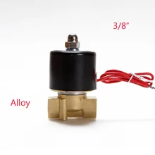 Электрический электромагнитный клапан Вода Воздух N/C 2 Way 3/" AC 220 V 2W040-10 корпус из сплава DC12V 24 V AC110V 220 V сплав водяной клапан