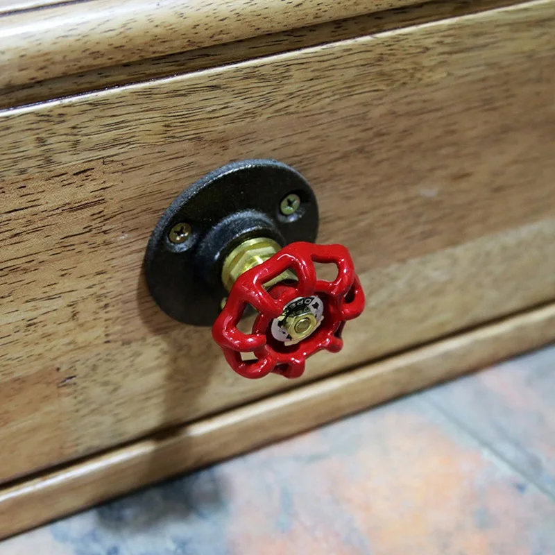 Industrial Pipe Wall Hooks Caps Holder Roller Creative Rack Hooks