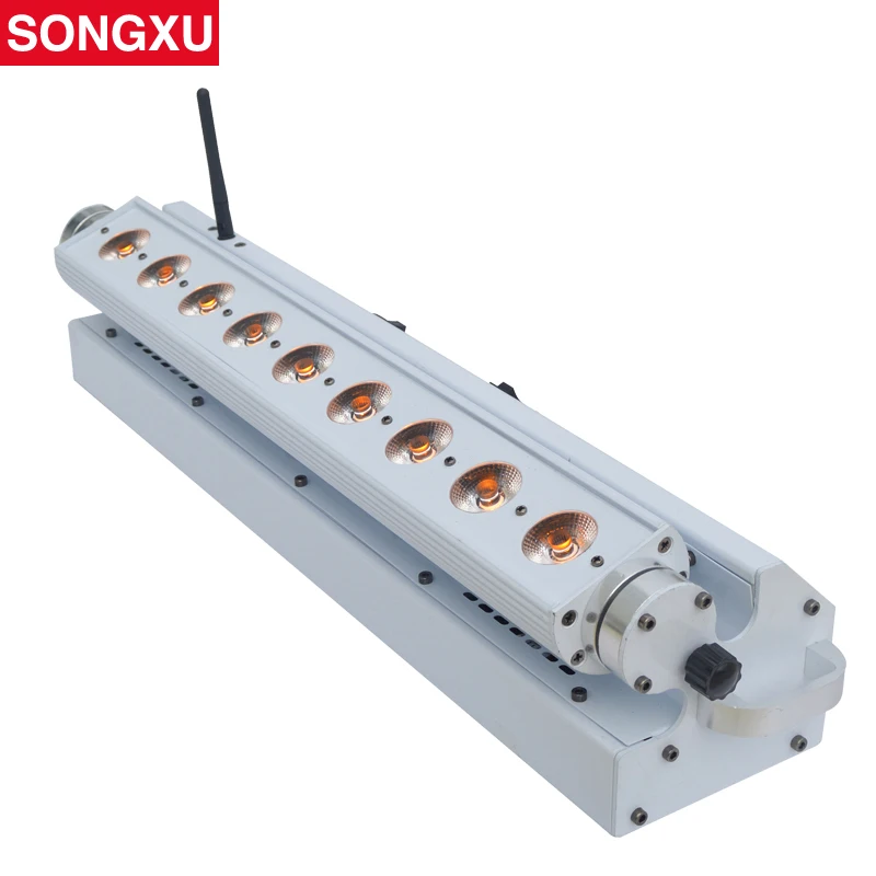 

SONGXU 9X15W 5 in 1 RGBWA Wireless DMX Battery Powered Bar Light/SX-WBBL0915