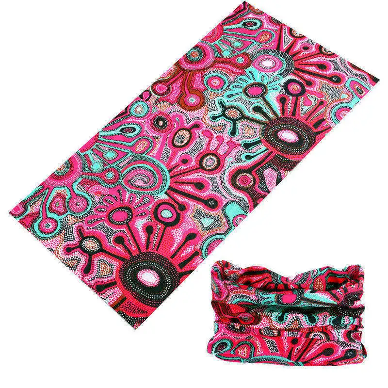 

Female Fashion Floral Shawl Outdoor Fishing Mask Sun Protection Multifunctional Bike Mask Sport Headband Buffe Cloth Bandage UV