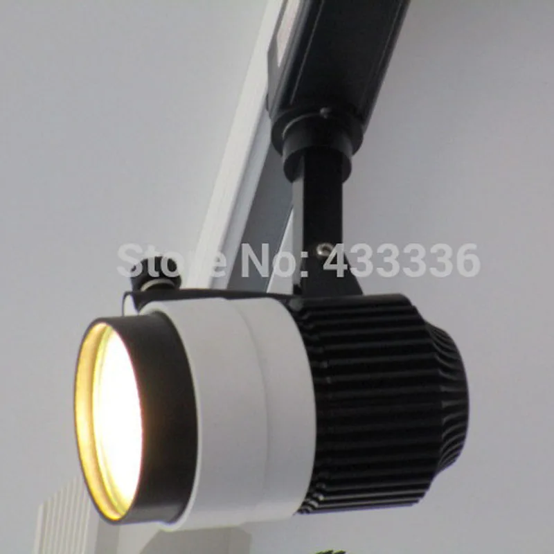 Регулируемая 3 провода COB LED rail light 20 Вт spotlight Bridgelux Теплый/neture/чистый белый