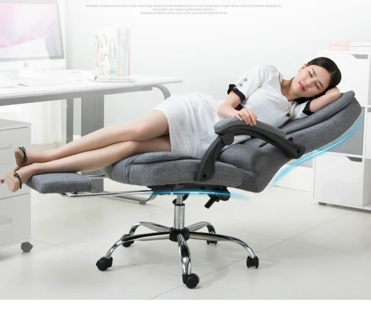 Home Office Chair Fabric Computer Gaming Chair Boss Seat Cadeira Massage Silla Oficina Cadeira Gamer Boss Chaise Silla Gamer