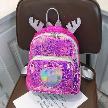 

Glitter Women Sequins Backpack Teenage Girls Travel Large Capacity Bags Bling Rucksack Children School Bags Bagpacks