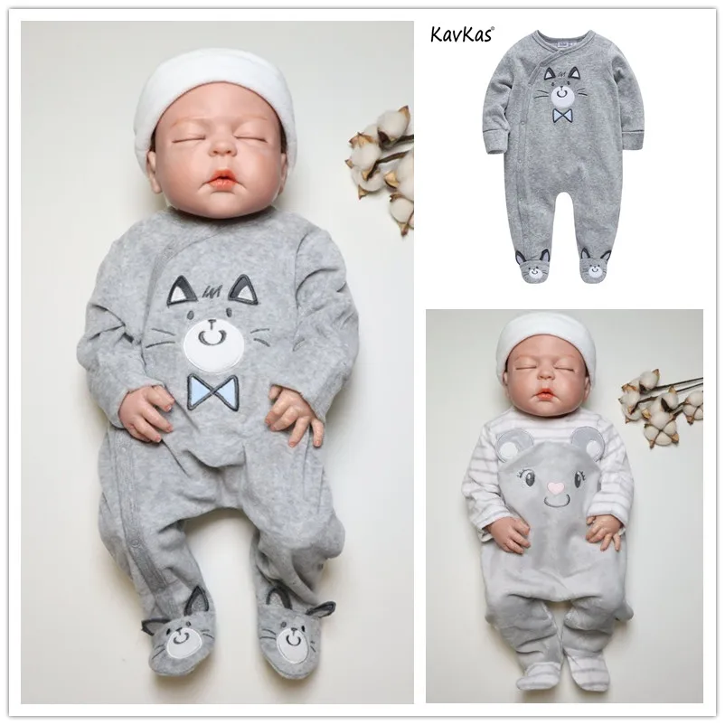 

Newborn Baby Rompers Winter Baby Boys Girls Clothes Plus Velvet Warm Infant Overall Toddler Jumpsuit New Born Costume One Piece