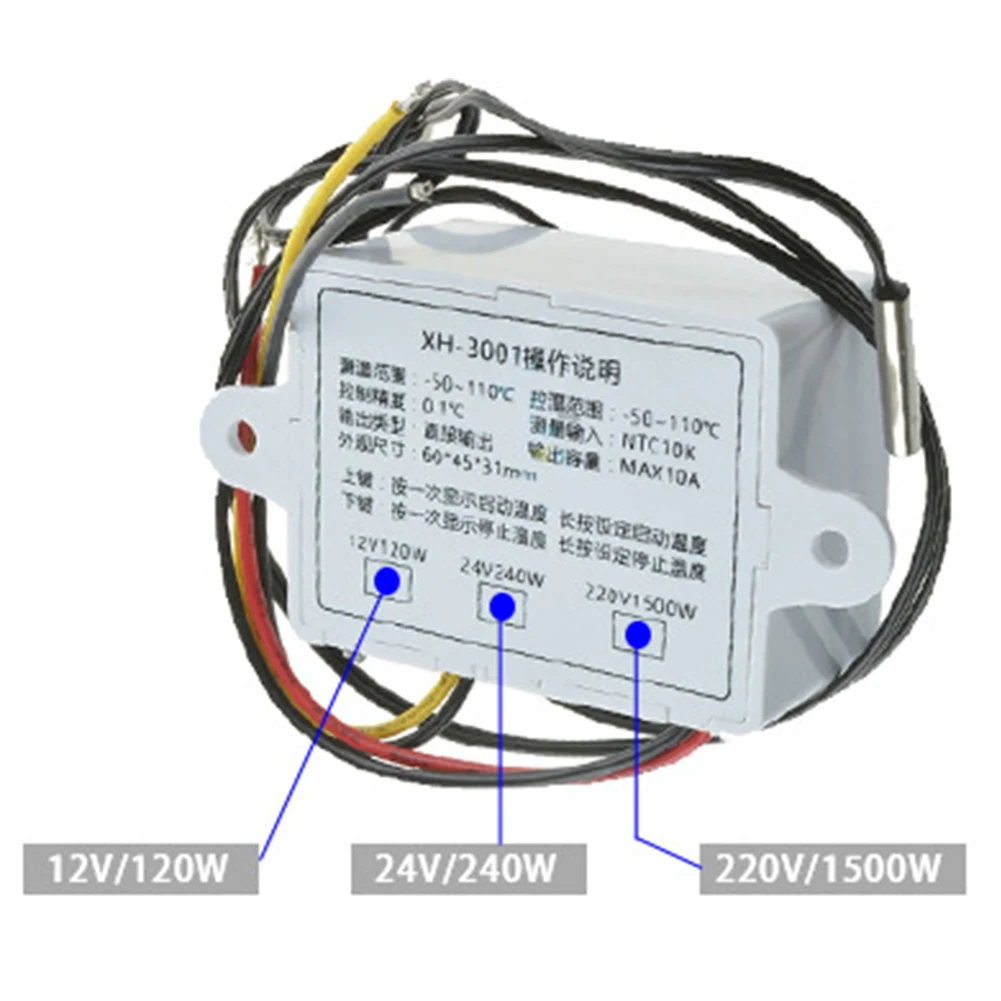 Сенсорный электронный переключатель Термостат Регулятор температуры прохладного тепла ЖК-дисплей Цифровой Автоматический Компактный Интеллектуальный