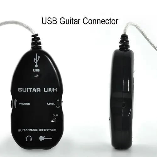 Высокое качество USB интерфейс гитарный разъем с ABS пластик Guitar Link|guitar lacquer|guitar