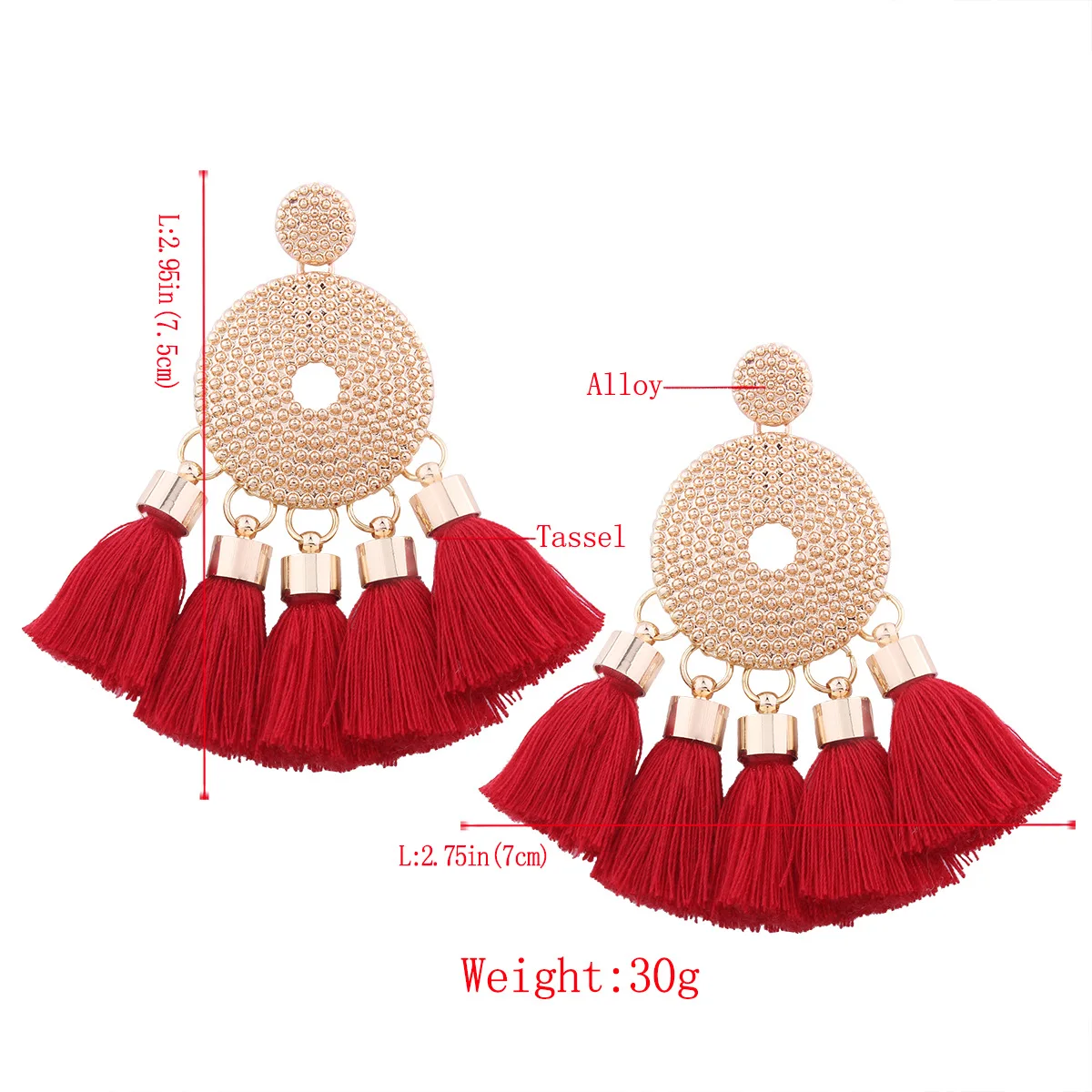 Pendientes flecos Boho серьги кисточкой Серьги oorbellen Brinco Brincos ручной работы чешского долго