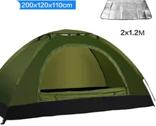  High Quality New Portable Single Layer 2 Person Rainproof automatic Outdoor Camping Tent for Hiking Fishing Hunting 