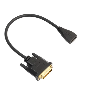 

HDMI to DVI 24+1 pin adapter cables 1080P 3D HDMI cable for LCD DVD HDTV XBOX High Projector speed DVI hdmi cable