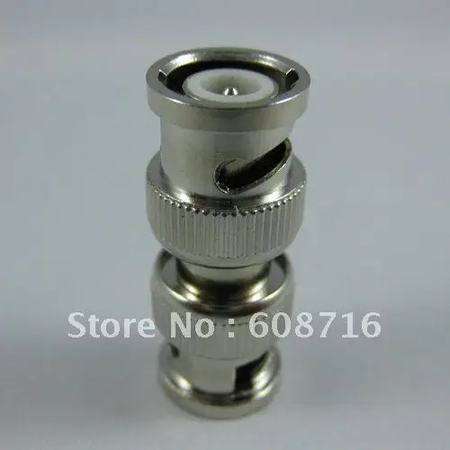  Freeshipping+Guaranteed100% bnc male to bnc male Connector Adapter for CCTV Video Camera dvr card surveillance cctv CATV system 