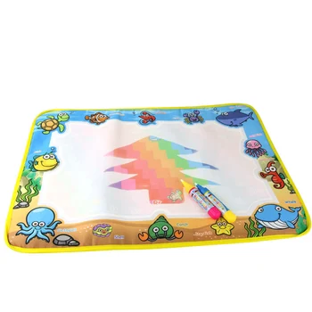 

Hot Marine Life Theme Water Magic Water Canvas Writing Blanket Graffiti Child Early Graffiti Gift Drawing Toys Set Art Materale