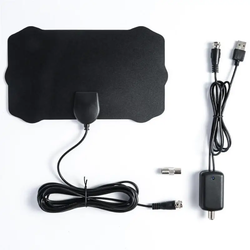 Indoor 120 Miles TV Antenna Freeview 25DB Digital HDTV Antenna With Amplifier Signal Booster Radius Surf Fox DVB-T2 TV Aerial