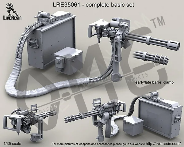 [Scale Model Kit] Live Resin LRE-35061 1/35 M134D Minigun on Vertical Arm Mount | Игрушки и хобби