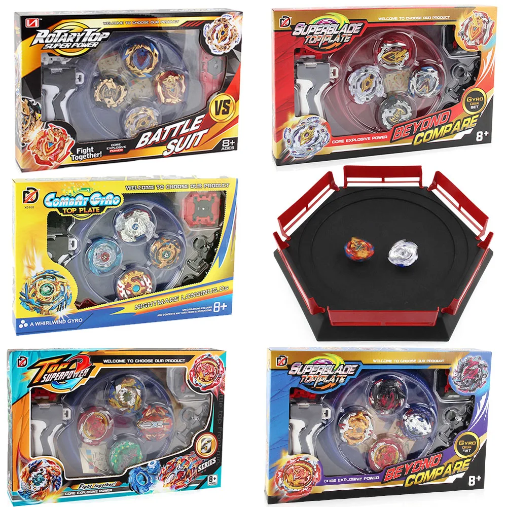 All Launchers Beyblade Burst Arena Bayblade Sale Spinning Top Metal 4D