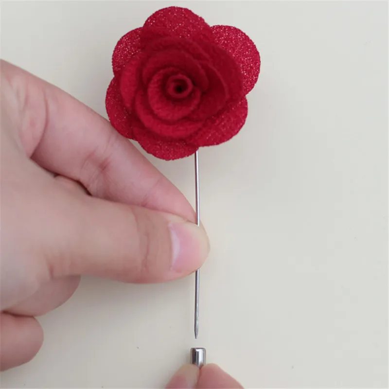 

Recommend Kinds of Color Groom Rose Boutonniere with Pin Best Men Groom Bride Flower Pin for Wedding Party XH011J