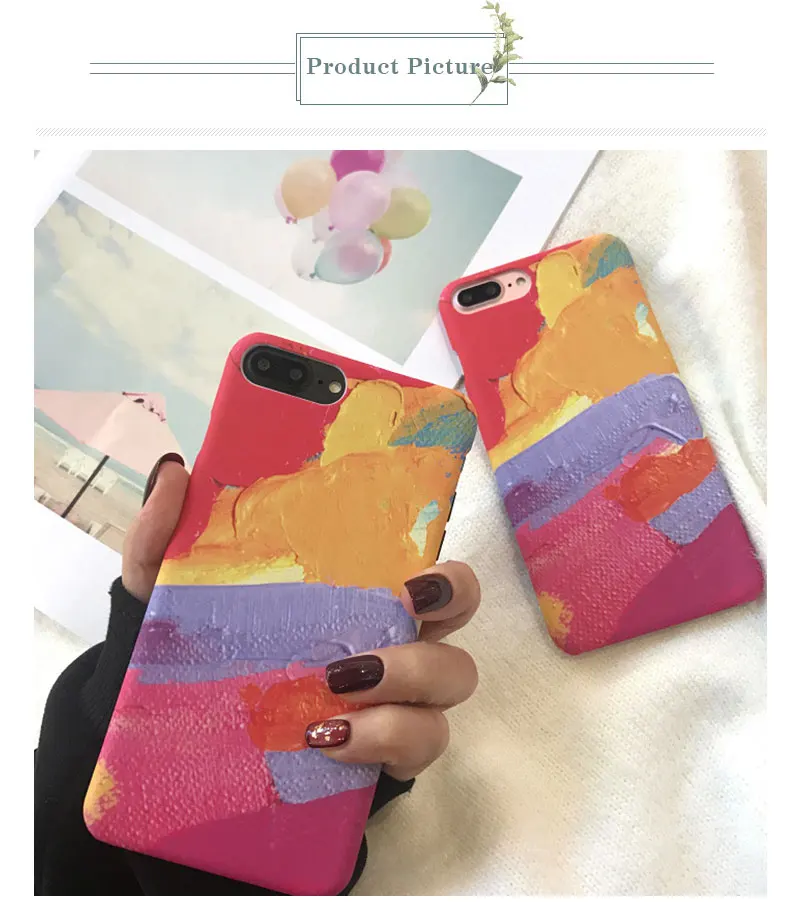 Graffiti Pink Hard Phone Case For iPhone 6 7 8 Plus Cover Case For iPhone X XS 7Plus 8Plus 6 s Plus Cases Fundas Coque Capinha   (7)