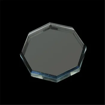 

1PCS Octagon False Eyelash Glass Holder Transparent Crystal Eye Lash Extension Glue Adhesive Holder Pallet Makeup Tool