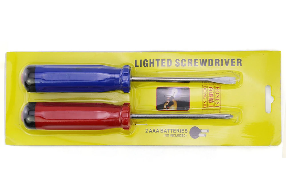 

Free Shipping !2 In 1 Lighted Screwdriver Locksmith Tools Hand Tools