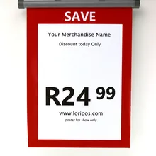 70 см поп фотостудия живопись Стержень Прокрутки рекламная вешалка для плакатов лента потолок флаг подвесной Баннер Клип на заказ длина