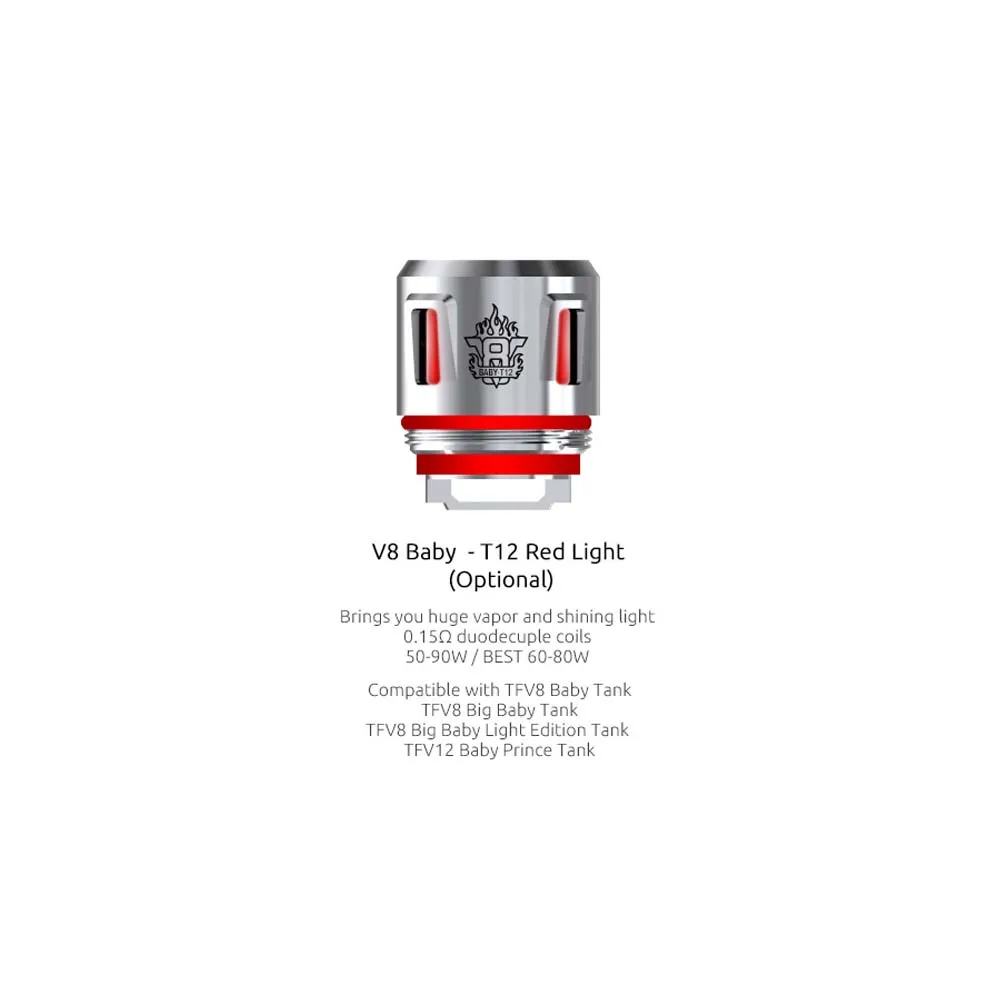 Original SMOK TFV8 Baby Coil Head V8 Baby T12 Red Light T8 T6 X4 Q2 M2 Mesh For X-PRIV Mag Baby Kit TFV12 Baby Prince Atomizer Original SMOK TFV8 Baby Coil Head V8 Baby T12 Red Light T8 T6 X4 Q2 M2 Mesh For X-PRIV Mag Baby Kit TFV12 Baby Prince Atomizer