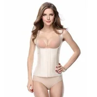 Latex white corsets and bustiers korsett for women waist trainers belt slimming corset amincissant corset serre taille corpetto