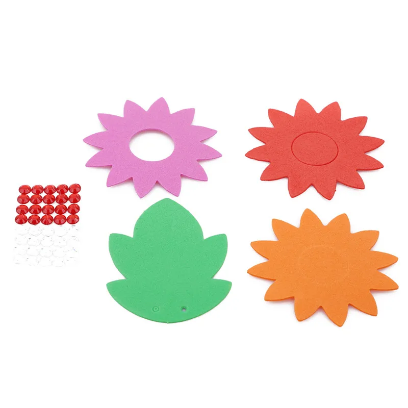 Ручной работы Детский сад EVA цветочный горшок для горшков материал для упаковки своими руками Бесплатная резка клей креативный