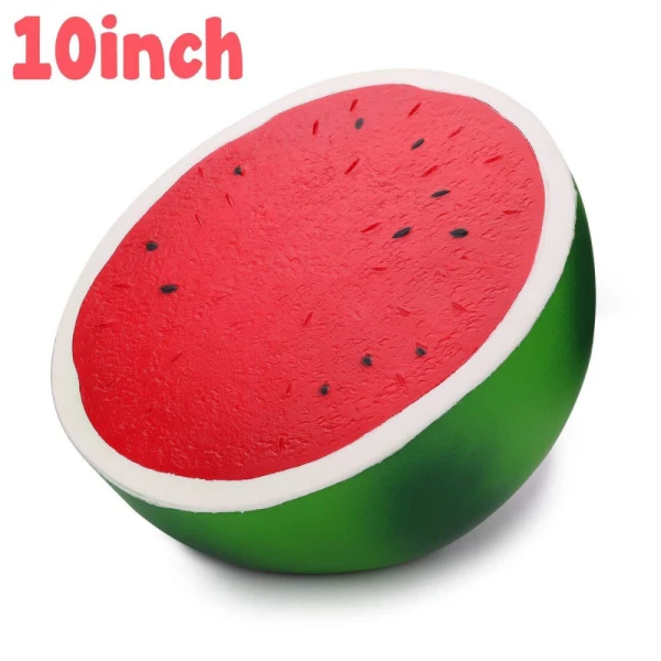 10 Inch Squishy Giant Watermelon Squeeze Toy Slow Rising Squash