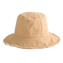 Ведро головные уборы для мужчин и женщин купол Рыбацкая шляпа Досуг Студенческая Кепка сплошной цвет Harajuku хлопок солнцезащитная Кепка s Мода Корейская складная шляпа