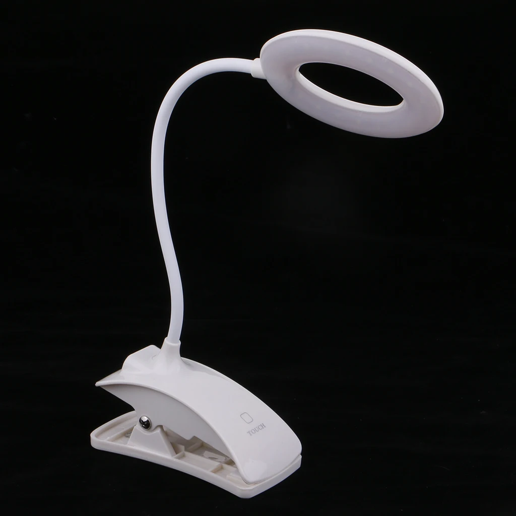 Makeup Tattoo LED Desk Light Clamp USB, Nail Art Eyelash Extension Clip Lamp Eye Protector Folding LED desk clip lamp