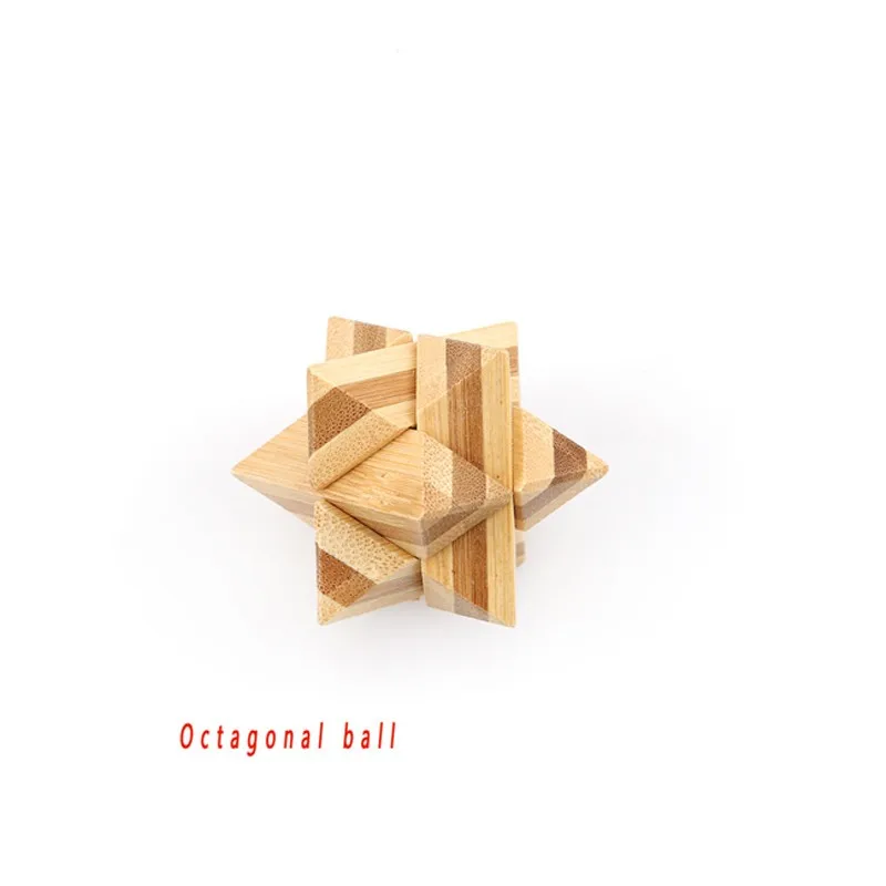 Дизайн головоломка Kong Ming Замок Деревянный блокировка заусенцев 3D паззлы игра игрушка интеллектуальное образование для взрослых детей