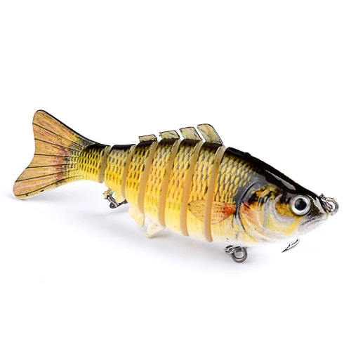 

10cm 15.5g swimbait lure Multi Jointed Lifelike Wobblers 6 Segments Fishing Lure