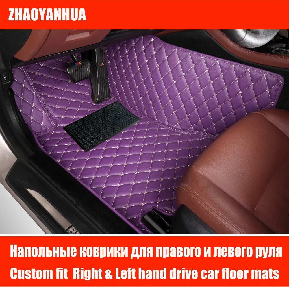 Custom fit car floor mats for Toyota Camry RAV4 Mark X Crown Verso FJ Cruiser yaris L 6D car-styling carpet liner | Автомобили и