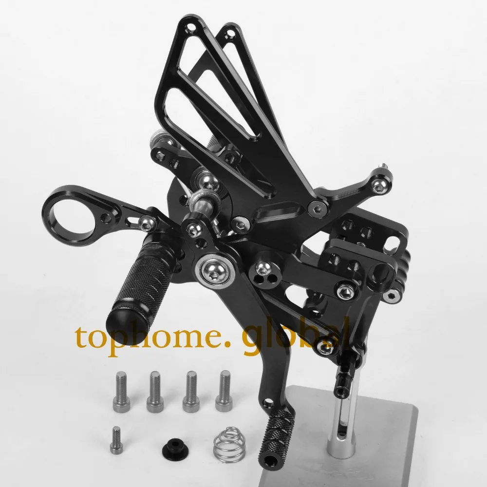 Для BMW S1000RR 2009 - 2014 мотоцикл частей ЧПУ Rearsets подножки задний комплект черный 22010 2012 2013 Для BMW S1000RR 2009 - 2014 мотоцикл частей ЧПУ Rearsets подножки задний комплект черный 22010 2012 2013