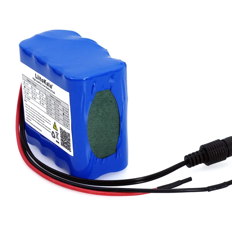 LiitoKala 14,8 V 4.4Ah 18650 li-iom батарейный блок для ночной рыбалки, обогреватель для шахтерской лампы, усилитель батареи с зарядным устройством BMS+ 16,8 V