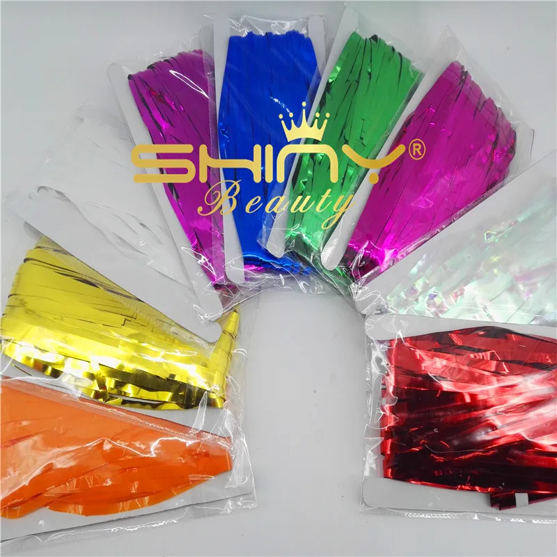 3X8FT foil fringe curtain05