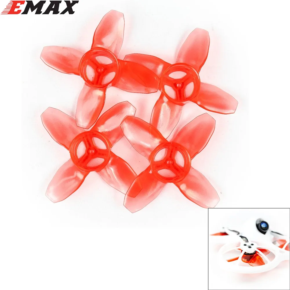 20 шт./лот Emax Avan Prop 4 лопасти 40 мм Пропеллер Tinyhawk для RC моделей мультикоптеров (10 пар)