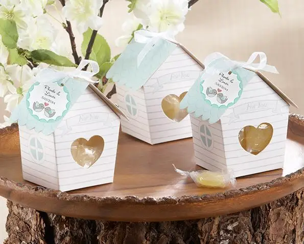 

Love Nest Bird house baby shower souvenirs wedding candy boxes wedding favor gift box chocolate box decoracao casamento