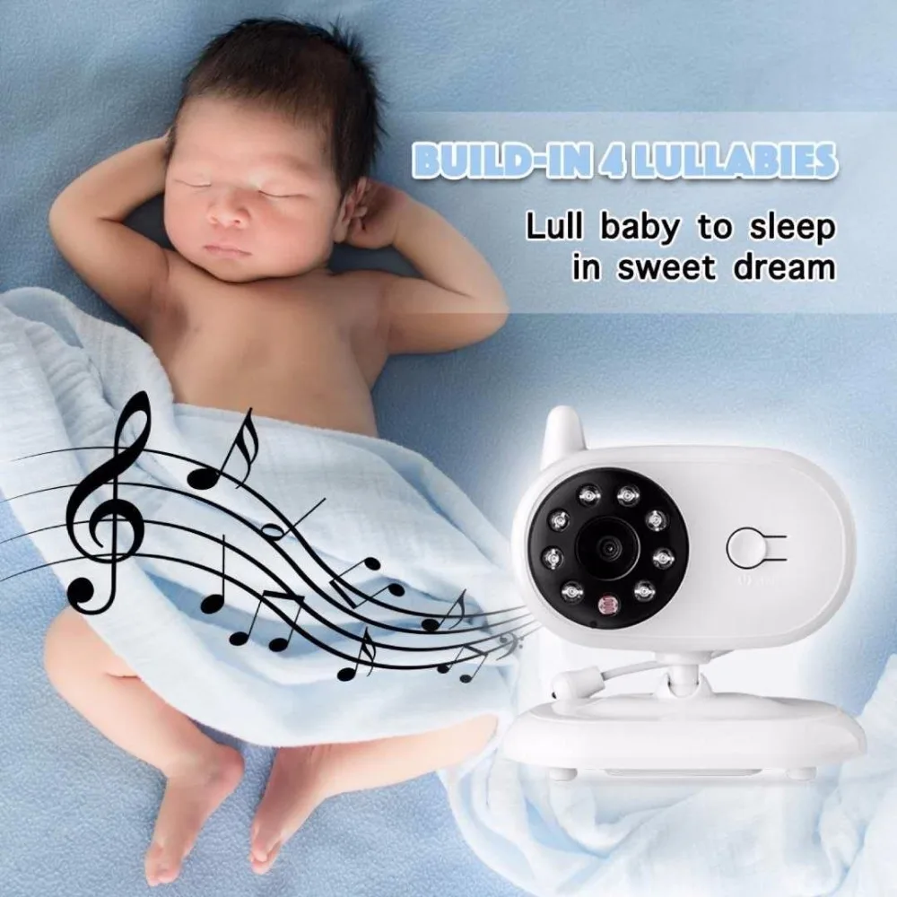 WLSES babyfoon камера для наблюдения за ребенком ЖК дисплей 3 5 дюйма Детская с монитором