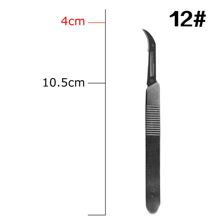 1 шт. нож для скальпеля с 10 лезвиями для лепки 10#11#12#15# хирургический нож для животных резьба по дереву ручка PCB резной нож