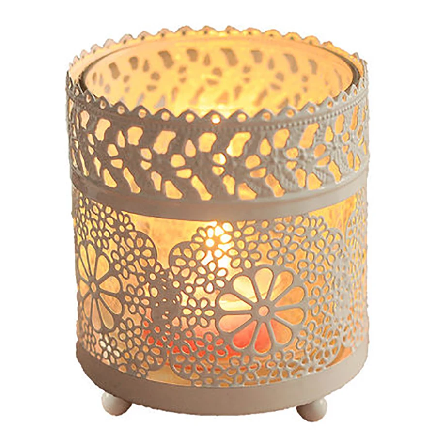 Valentine S Day Romantic White Candle Holders Candle Lantern Tea