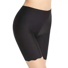 Три пары дамы сексуальный прозрачный шелк простые удобные безопасности короткие женские летние повседневные сплошной цвет с высокой талией, для фитнеса короткие