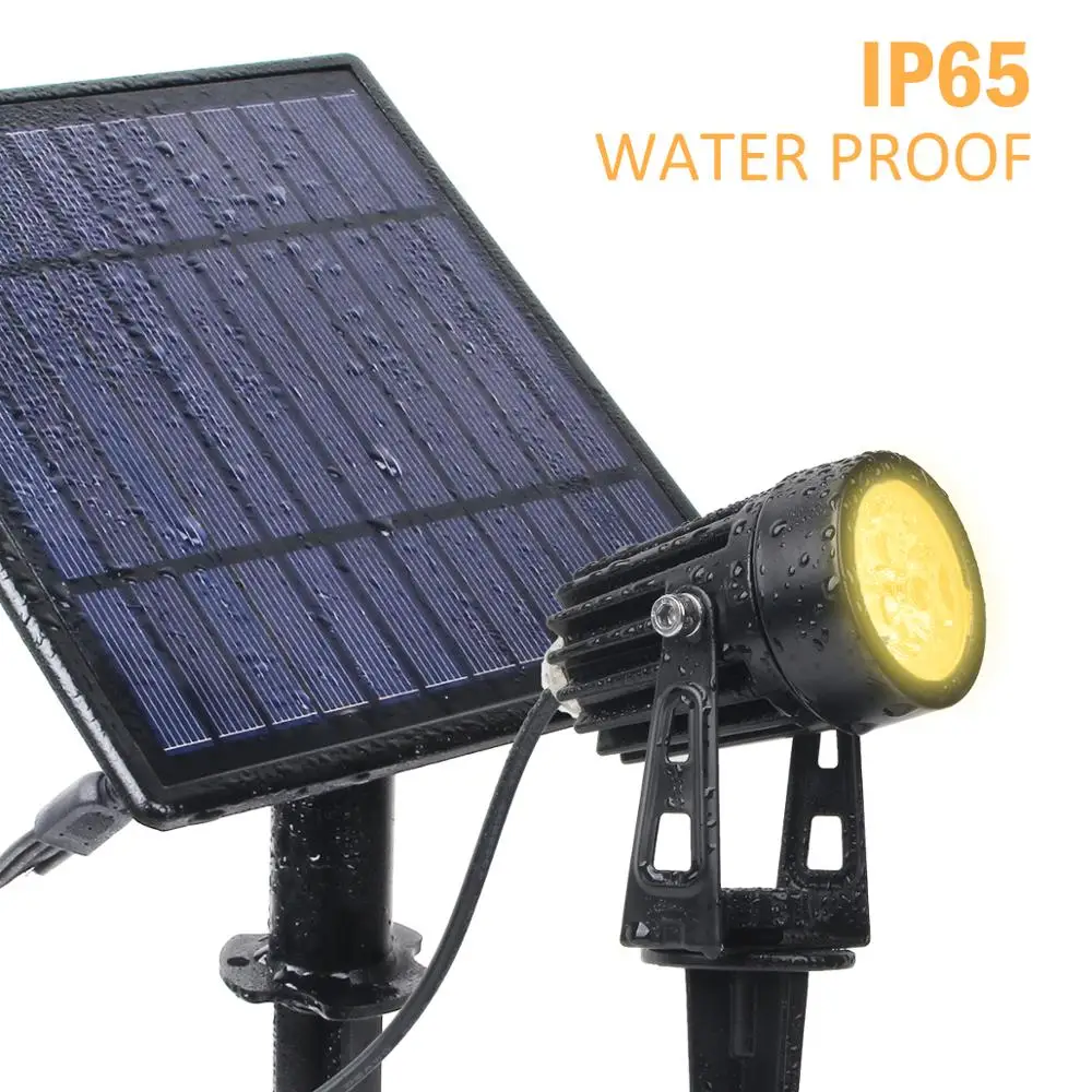 T-SUNRISE светодиодный садовый светильник на солнечной батарее IP65 Водонепроницаемый солнечный светильник на открытом воздухе ландшафтный светильник для наружной садовой лужайки