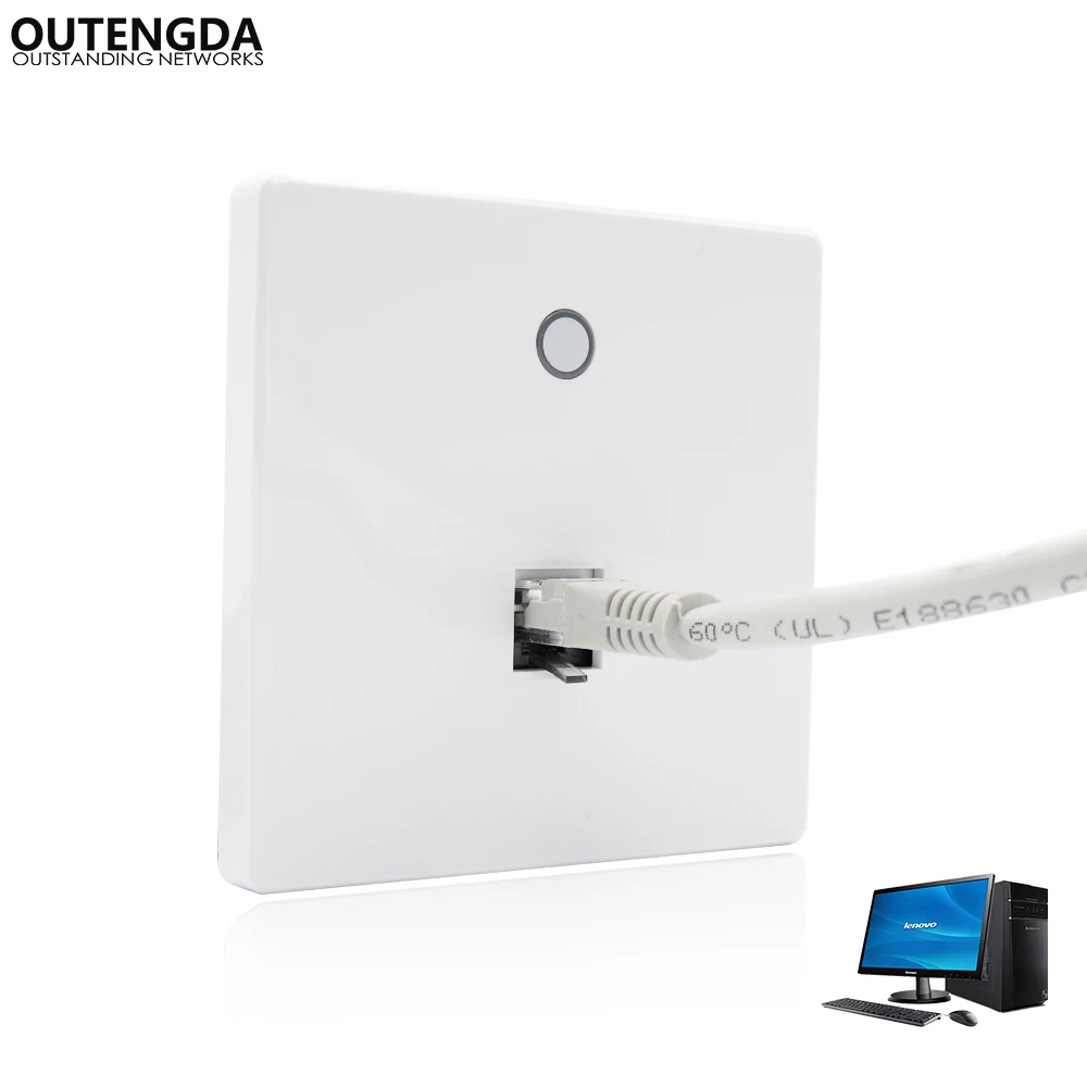 RJ11 Port C 300Mbps Wireless In Wall WIFI Access Point WiFi AP Router POE RJ45