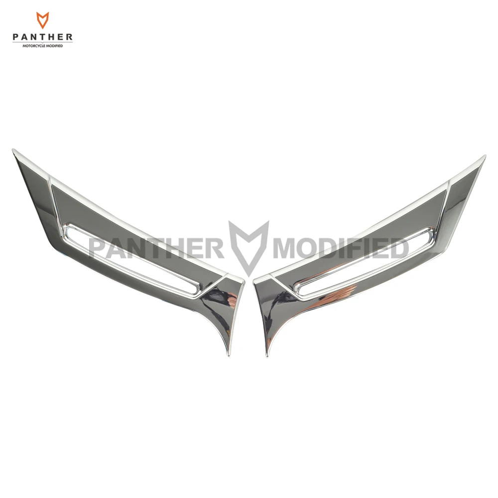

Chrome Motorcycle Accessories Front Fairing Intake Vent Scoops Case for Honda Goldwing GL1800 GL 1800 2012-2017